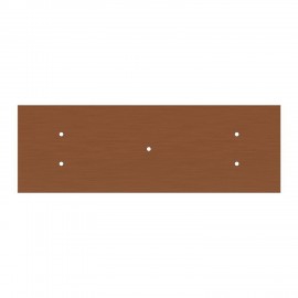 Κρεμαστό Φωτιστικό 5φωτο, με ορθογώνια ροζέτα Rose-One XXL 675 mm, υφασμάτινο καλώδιο και μεταλλικά στοιχεία