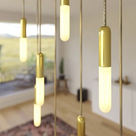 Creative Cables - Κρεμαστό Φωτιστικό 8φωτο Με Ορθογώνια Ροζέτα Και Μεταλλικά Στοιχεία Creative Cables - Κρεμαστό Φωτιστικό 8φωτο Με Ορθογώνια Ροζέτα Και Μεταλλικά Στοιχεία