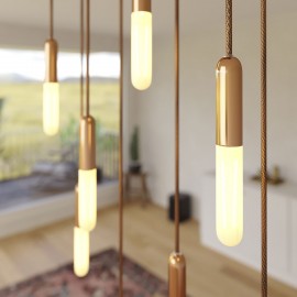 Creative Cables - Κρεμαστό Φωτιστικό 8φωτο Με Ορθογώνια Ροζέτα Και Μεταλλικά Στοιχεία Creative Cables - Κρεμαστό Φωτιστικό 8φωτο Με Ορθογώνια Ροζέτα Και Μεταλλικά Στοιχεία