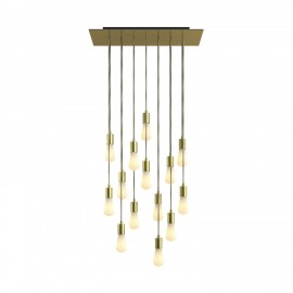 Creative Cables - Μοντέρνο Κρεμαστό Φωτιστικό 14φωτο Με Μεταλλικά Αξεσουάρ