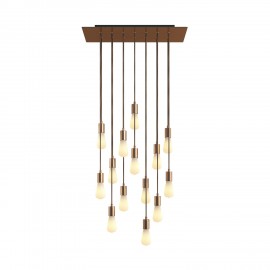 Creative Cables - Μοντέρνο Κρεμαστό Φωτιστικό 14φωτο Με Μεταλλικά Αξεσουάρ