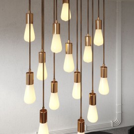 Creative Cables - Μοντέρνο Κρεμαστό Φωτιστικό 14φωτο Με Μεταλλικά Αξεσουάρ