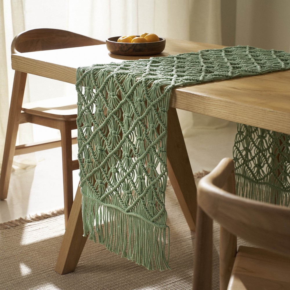 Runner 40x160cm GOFIS HOME Natural Fog Green 196