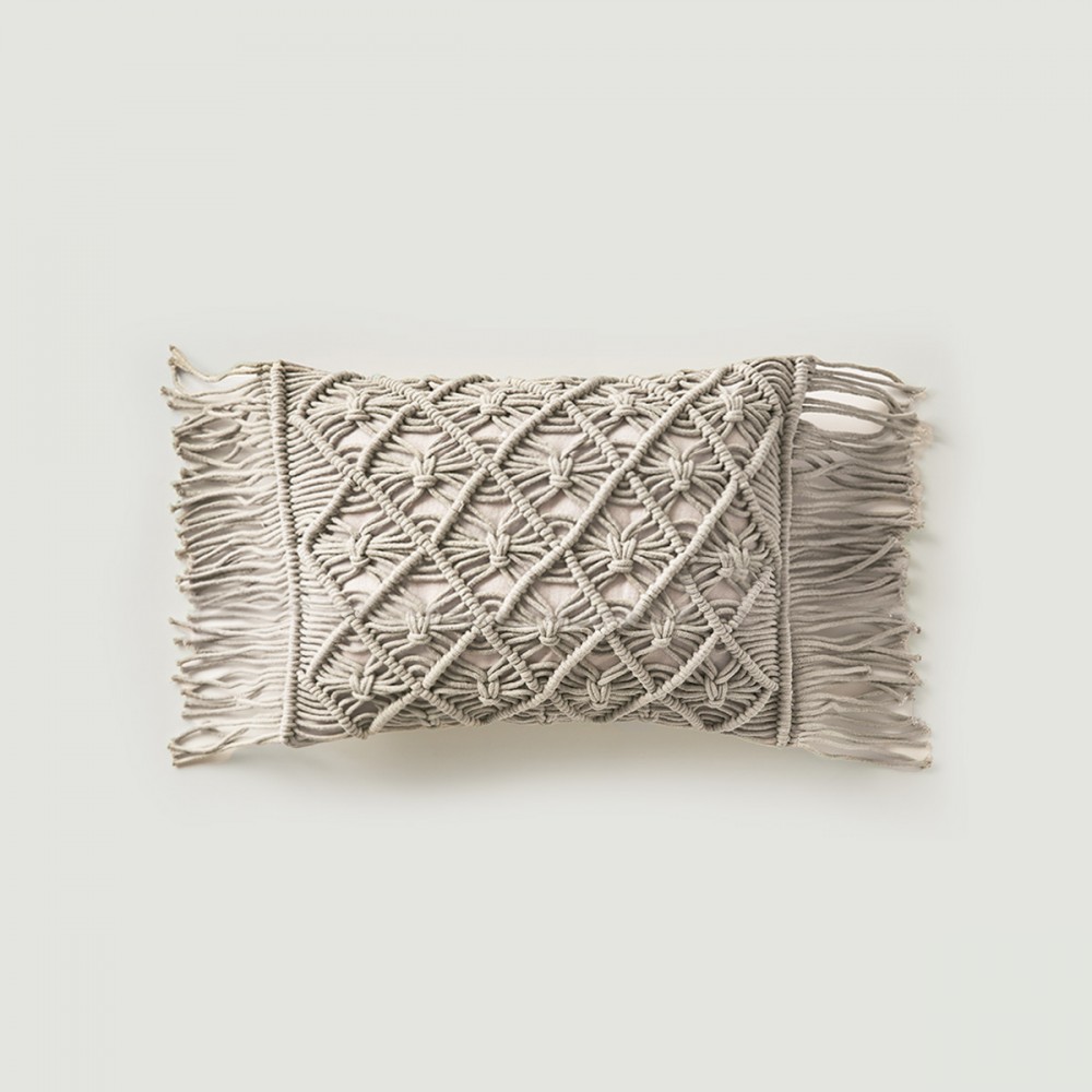 Μαξιλαροθήκη 30x45cm GOFIS HOME  Sahara Water Grey 193/34