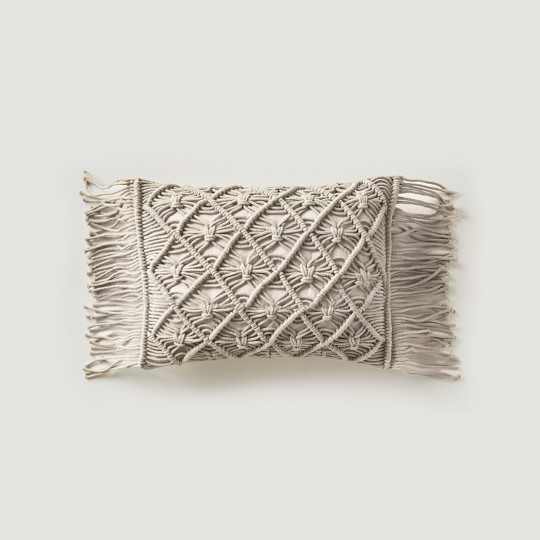 Μαξιλαροθήκη 30x45cm GOFIS HOME  Sahara Water Grey 193/34