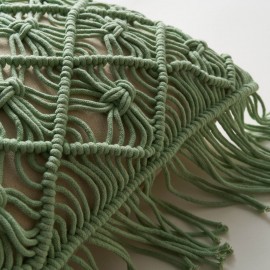 Μαξιλαροθήκη 43x43cm GOFIS HOME Natural Fog Green 196