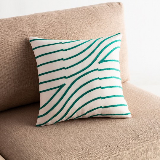 Μαξιλαροθήκη 43x43cm Amon Aqua 261