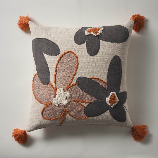 Μαξιλαροθήκη 45x45cm GOFIS HOME  Louise  265