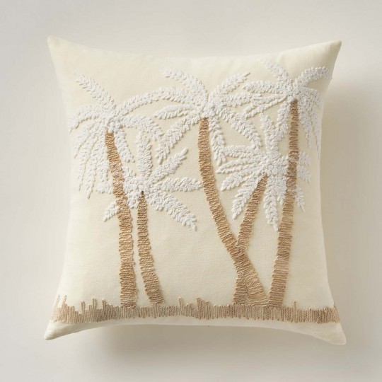 Μαξιλαροθήκη 43x43cm GOFIS HOME  Triss Moon Ecru 277