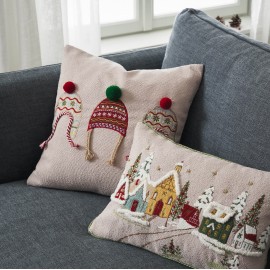 Μαξιλαροθήκη 30x45cm GOFIS HOME  Xmas  296