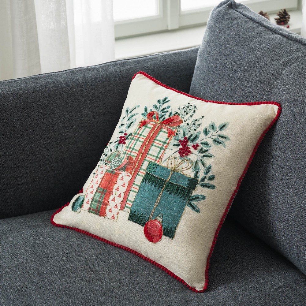 Μαξιλαροθήκη 43x43cm GOFIS HOME  Xmas  339