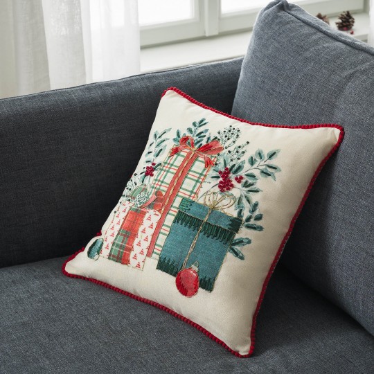 Μαξιλαροθήκη 43x43cm GOFIS HOME  Xmas  339