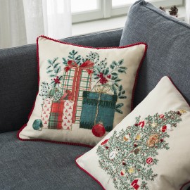 Μαξιλαροθήκη 43x43cm GOFIS HOME  Xmas  341