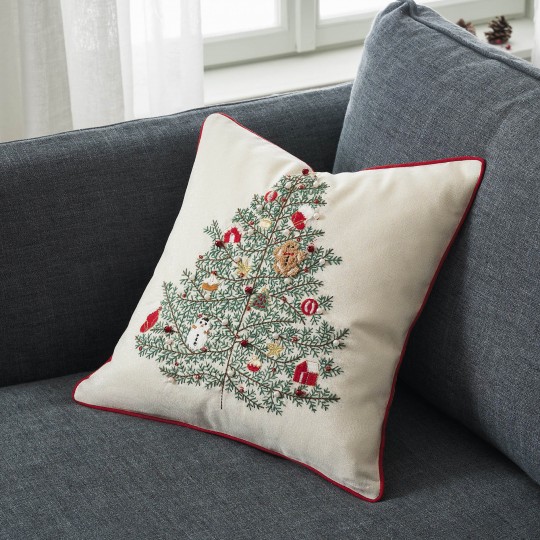 Μαξιλαροθήκη 43x43cm GOFIS HOME  Xmas  341