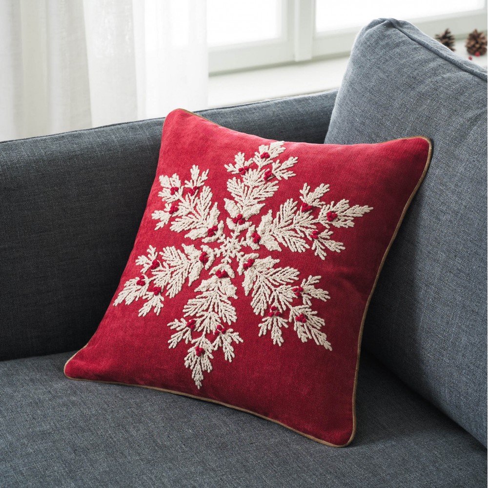 Μαξιλαροθήκη 43x43cm GOFIS HOME  Xmas  350