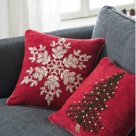 Μαξιλαροθήκη 43x43cm GOFIS HOME  Xmas  350