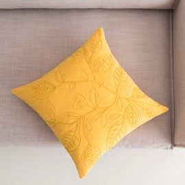 Μαξιλαροθήκη 43x43cm GOFIS HOME Pale Sun Yellow 381/ 10