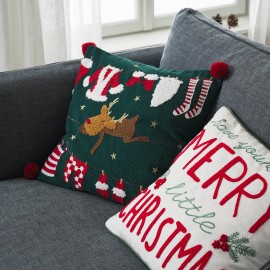 Μαξιλαροθήκη 43x43cm GOFIS HOME  Xmas  385