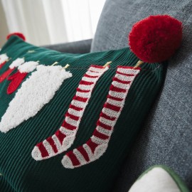 Μαξιλαροθήκη 43x43cm GOFIS HOME  Xmas  387