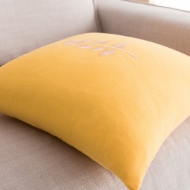 Μαξιλαροθήκη 43x43cm GOFIS HOME Yolanthe Sun Yellow 484/ 10
