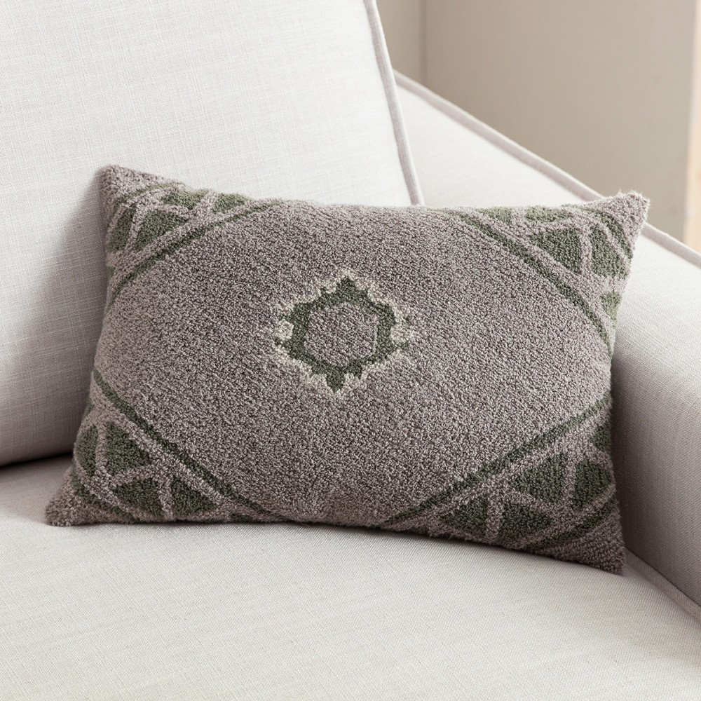 Μαξιλαροθήκη 30x45 GOFIS HOME Tabitha Γκρι 487/ 15