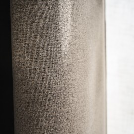 Κουρτίνα συσκότισης  με σιρίτι 150x280cm GOFIS HOME  Nap Warm Beige AW24 129