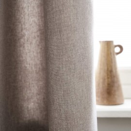 Κουρτίνα με τρουκς 140x280cm GOFIS HOME  Isolde Elephant Grey 460/15