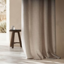 Κουρτίνα με τρουκς 140x280cm GOFIS HOME Magna Beige 495