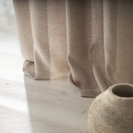 Κουρτίνα με σιρίτι 140x280cm GOFIS HOME Magna Beige 495