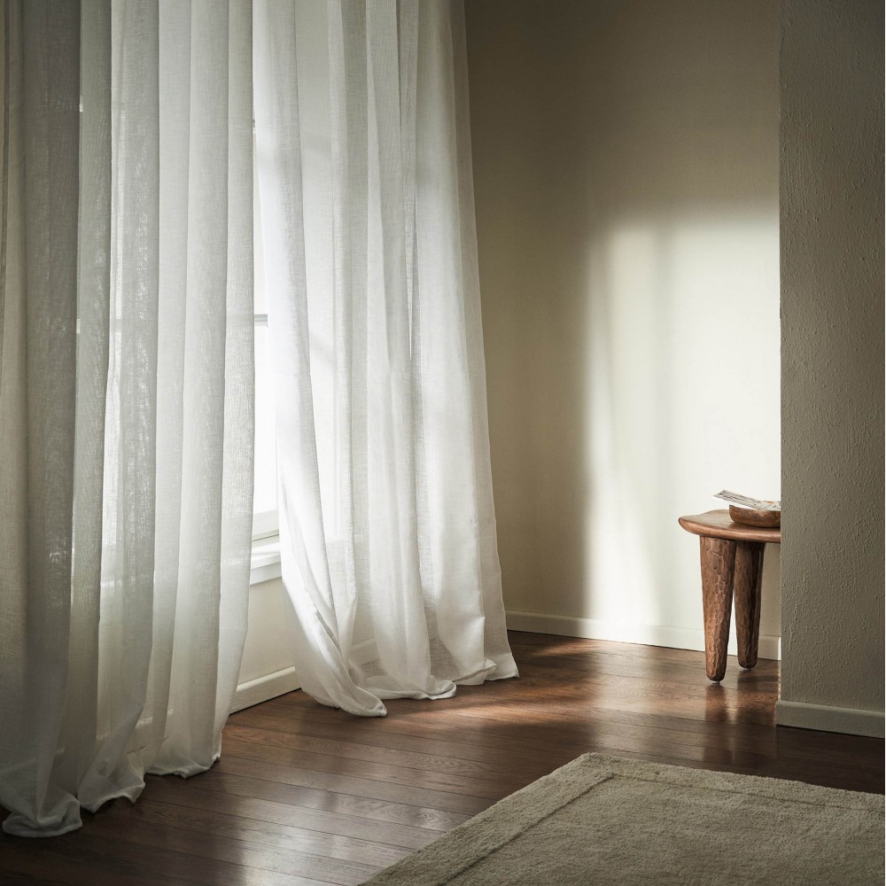 Κουρτίνα με σιρίτι 140x295cm GOFIS HOME  Combe Offwhite 502/05