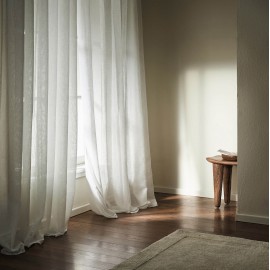 Κουρτίνα με σιρίτι 200x295cm GOFIS HOME  Combe Offwhite 502/05