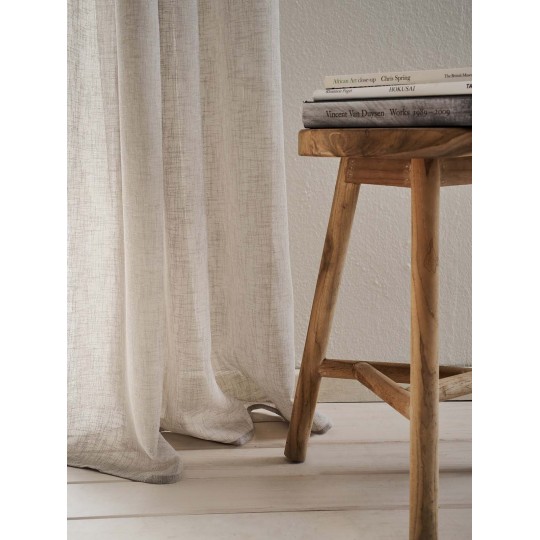 Κουρτίνα με σιρίτι 200x295cm GOFIS HOME  Combe Willow Beige 502