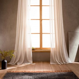 Gofis Home - Κουρτίνα Με Τρουκς 140x280cm Combe Beige SS24 502/06