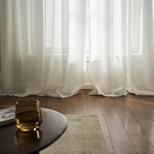 Κουρτίνα με σιρίτι 300x295cm GOFIS HOME  Maisy White 507/05