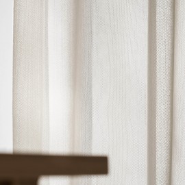 Κουρτίνα με σιρίτι 280x290cm GOFIS HOME Velmira Beige 509
