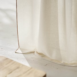 Κουρτίνα με σιρίτι 140x280cm GOFIS HOME Nedda Brown 614