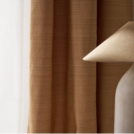 Έτοιμη Κουρτίνα 130x270cm GOFIS HOME Teyana Mustard Yellow 656