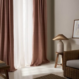 Έτοιμη Κουρτίνα 130x270cm GOFIS HOME Teyana Salmon 656