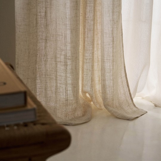 Κουρτίνα με σιρίτι 140x295cm GOFIS HOME Nysera Linen 705