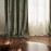 Κουρτίνα με σιρίτι 140x280cm GOFIS HOME  Winter Shadow Green 711/07