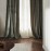 Κουρτίνα με σιρίτι 140x280cm GOFIS HOME  Winter Shadow Green 711/07