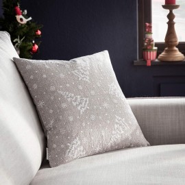Μαξιλαροθήκη 43x43cm GOFIS HOME  Xmas Δενδρακι lurex 094