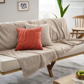 Μαξιλαροθήκη 43x43cm GOFIS HOME  Forest Chili Orange 103/12