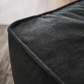 GOFIS HOME - πουφ 40x50x50cm Nadinia Perl Grey 137/01