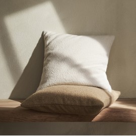 Μαξιλαροθήκη 45x45cm GOFIS HOME  Arline Leather Brown 161/13