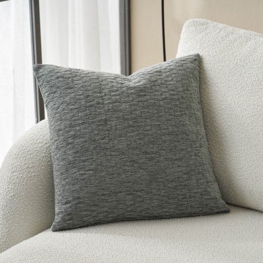 Μαξιλαροθήκη 50x50cm GOFIS HOME  Ondine Weed Grey 184/07