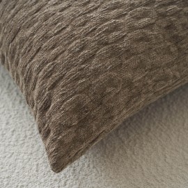 Μαξιλαροθήκη 50x50cm GOFIS HOME  Ondine Brown 184/13