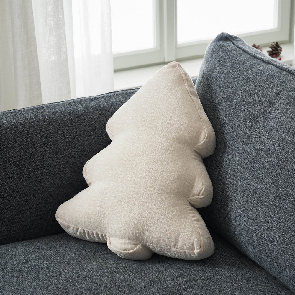 Μαξιλαράκι με γέμισμα 35x45cm GOFIS HOME  Xmas Ecru 283