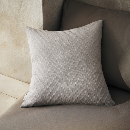 Μαξιλαροθήκη 50x50cm GOFIS HOME  Ori Rock Grey 401/15