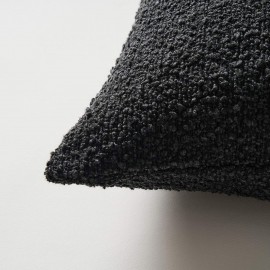 Μαξιλαροθήκη 43x43cm GOFIS HOME  Saga Pure Black 445/14